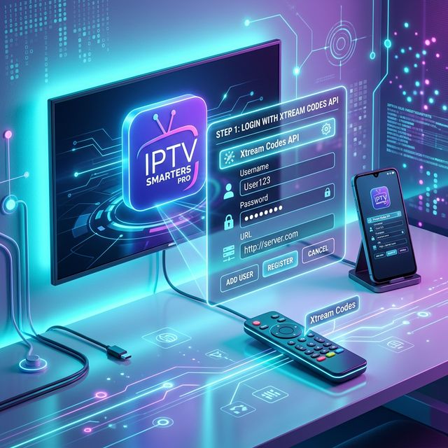 Configuration de l'API Xtream Codes sur IPTV Smarters Pro avec Smart TV et mobile